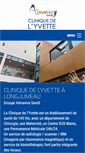Mobile Screenshot of clinique-yvette.com